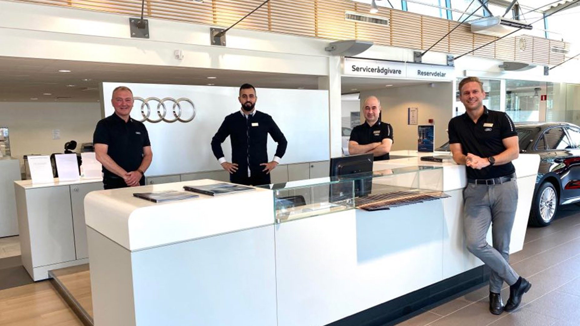 Skyddad: Audi i Haninge